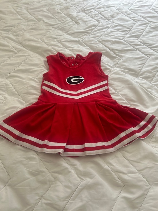 Creative Knitwear Other - Red Kids Sleeveless Cheer Dress with Snap Bodysuit